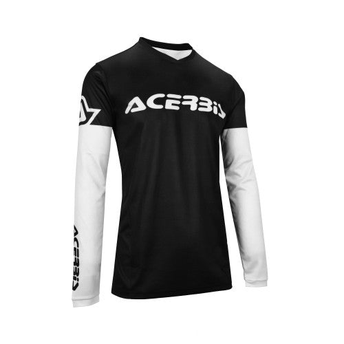 ACERBIS Motocross Jersey MX J-Track INC. 2.0 - Schwarz/Weiß
