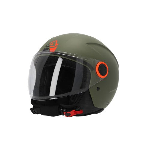ACERBIS Jet Helm Brezza - Militärgrün