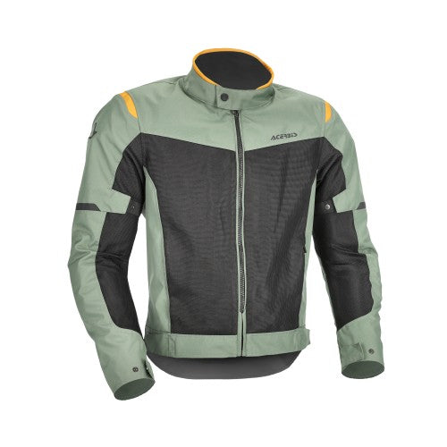 ACERBIS Jacke Ramsey Vented 2.0 - Grün/Gelb