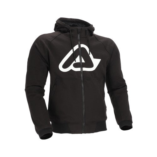 ACERBIS Hoodie Fly - Schwarz/Weiß