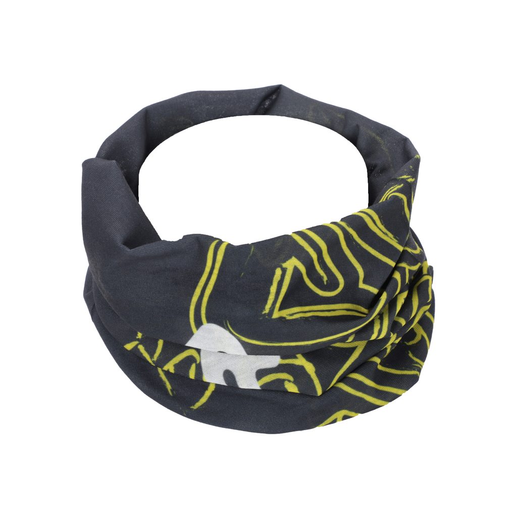 ACERBIS Neck Warmer REG - Grau/Gelb