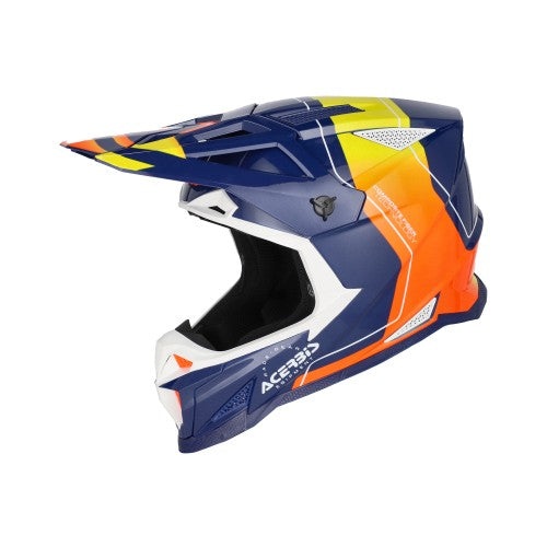 ACERBIS MX- Enduro Helm T711 - Blau/Orange