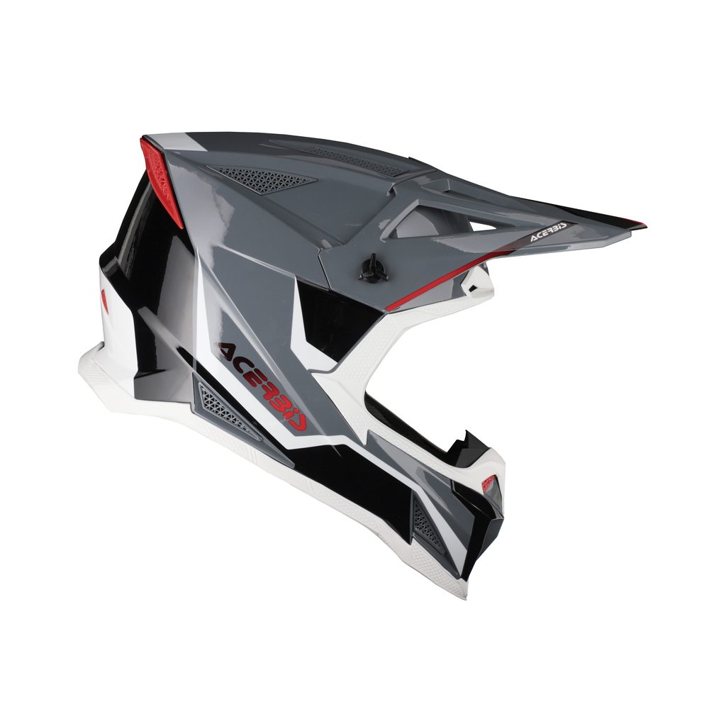 ACERBIS MX- Enduro Helm T711 - Grau/Schwarz