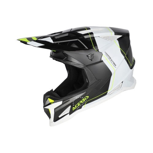 ACERBIS MX- Enduro Helm T711 - Schwarz/Weiß