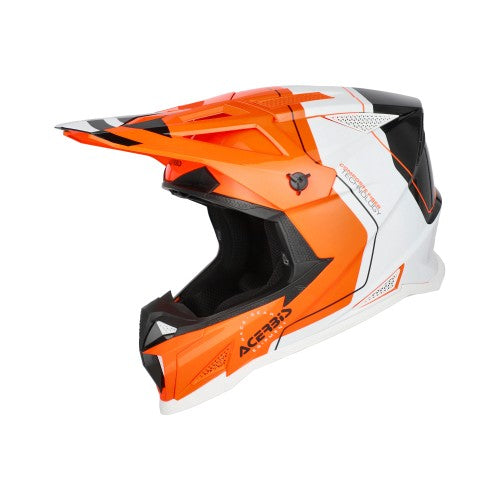 ACERBIS MX- Enduro Helm T711 - Orange/Schwarz