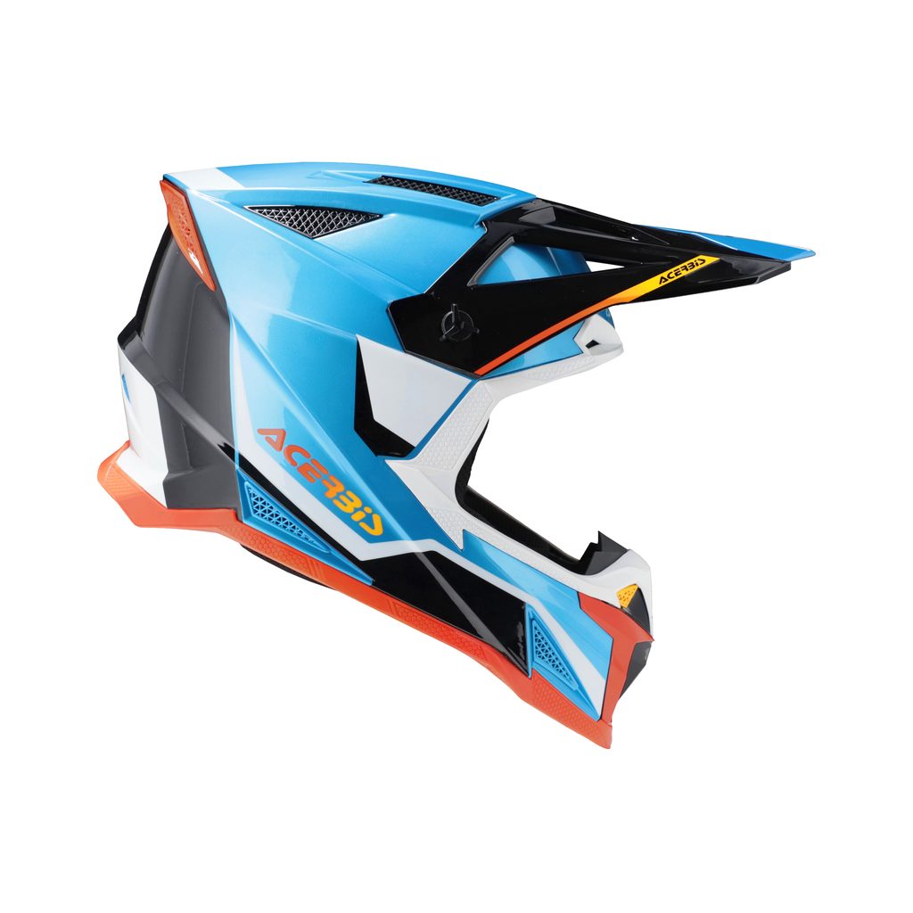 ACERBIS MX- Enduro Helm T711 - Blau/Weiß