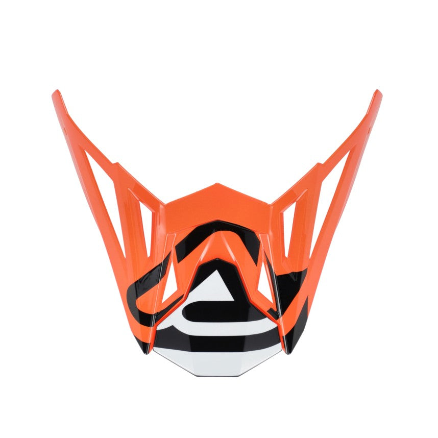 ACERBIS MX- Enduro Helmschild T711 - Fluo Orange/Schwarz