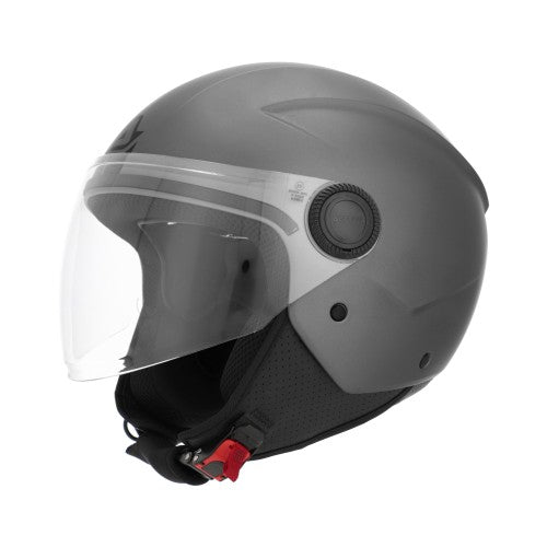 ACERBIS Jet Helm Brezza Metallic - Hellgrau