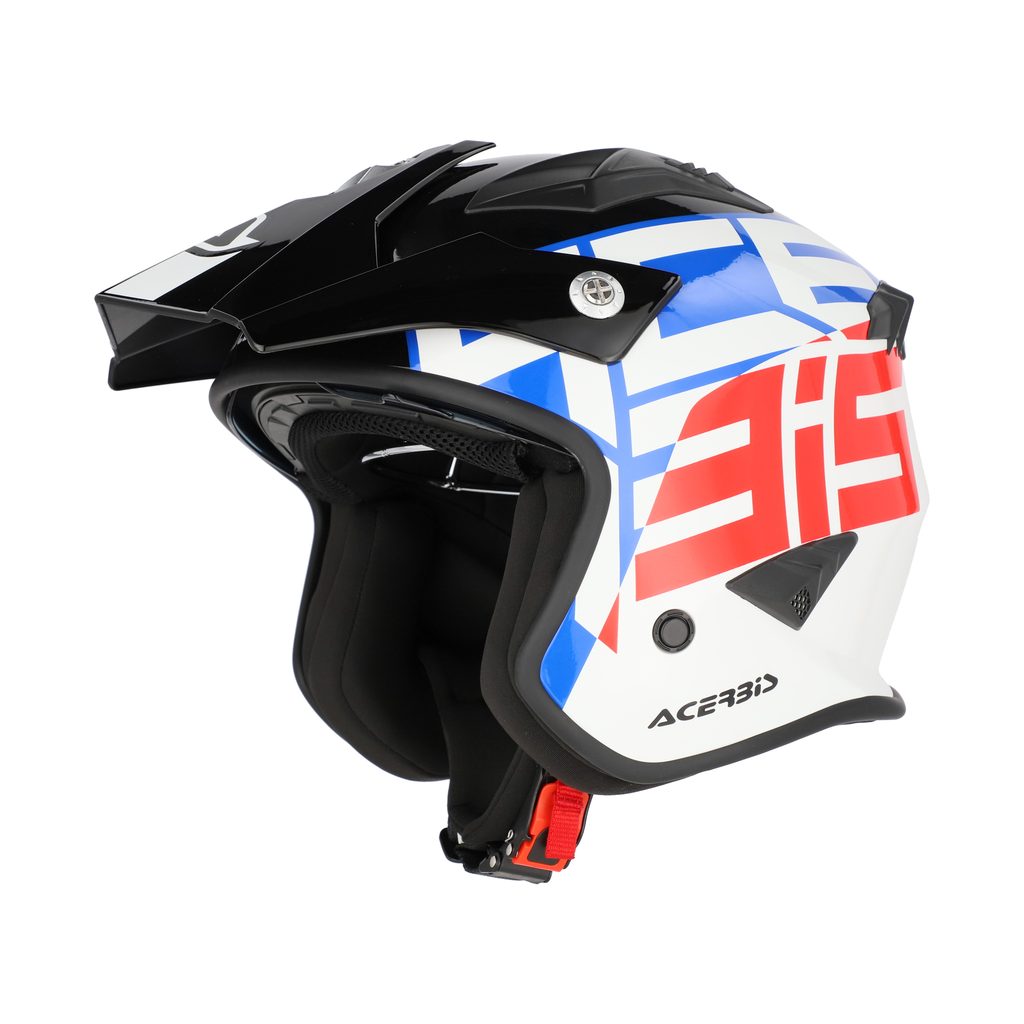 ACERBIS Jet Helm Aria Graphic - Weiß/Blau/Rot