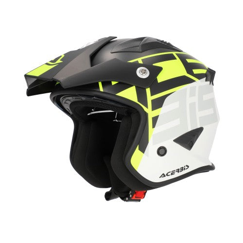 ACERBIS Jet Helm Aria Graphic - Schwarz/Gelb
