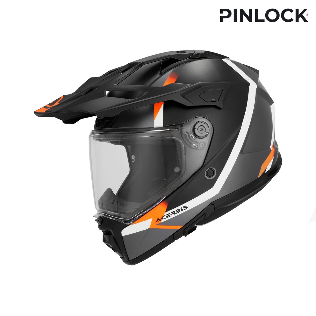 ACERBIS Adventure Helm Attack - Schwarz/Orange