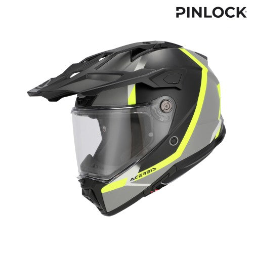 ACERBIS Adventure Helm Attack - Schwarz/Fluo Gelb