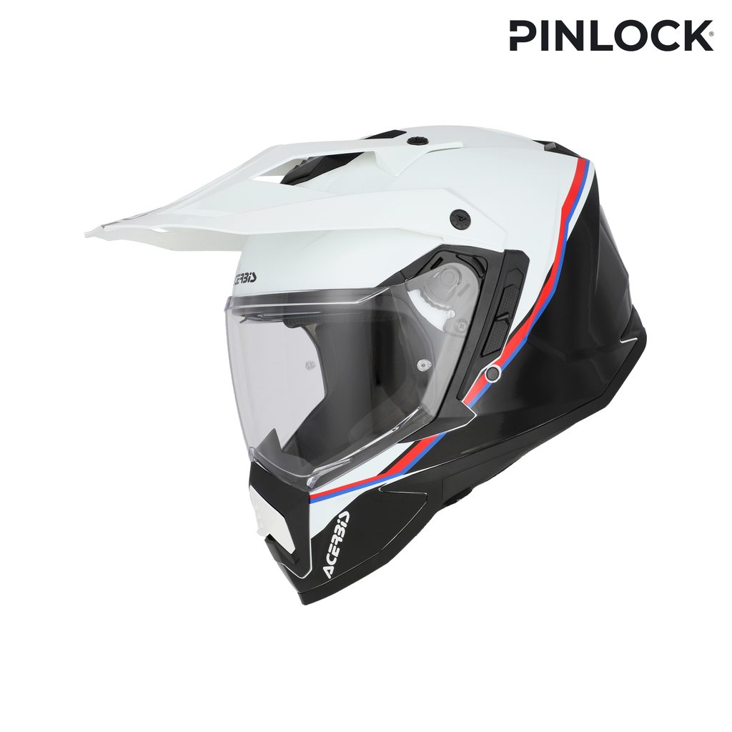 ACERBIS Adventure Helm Assault - Weiß/Schwarz