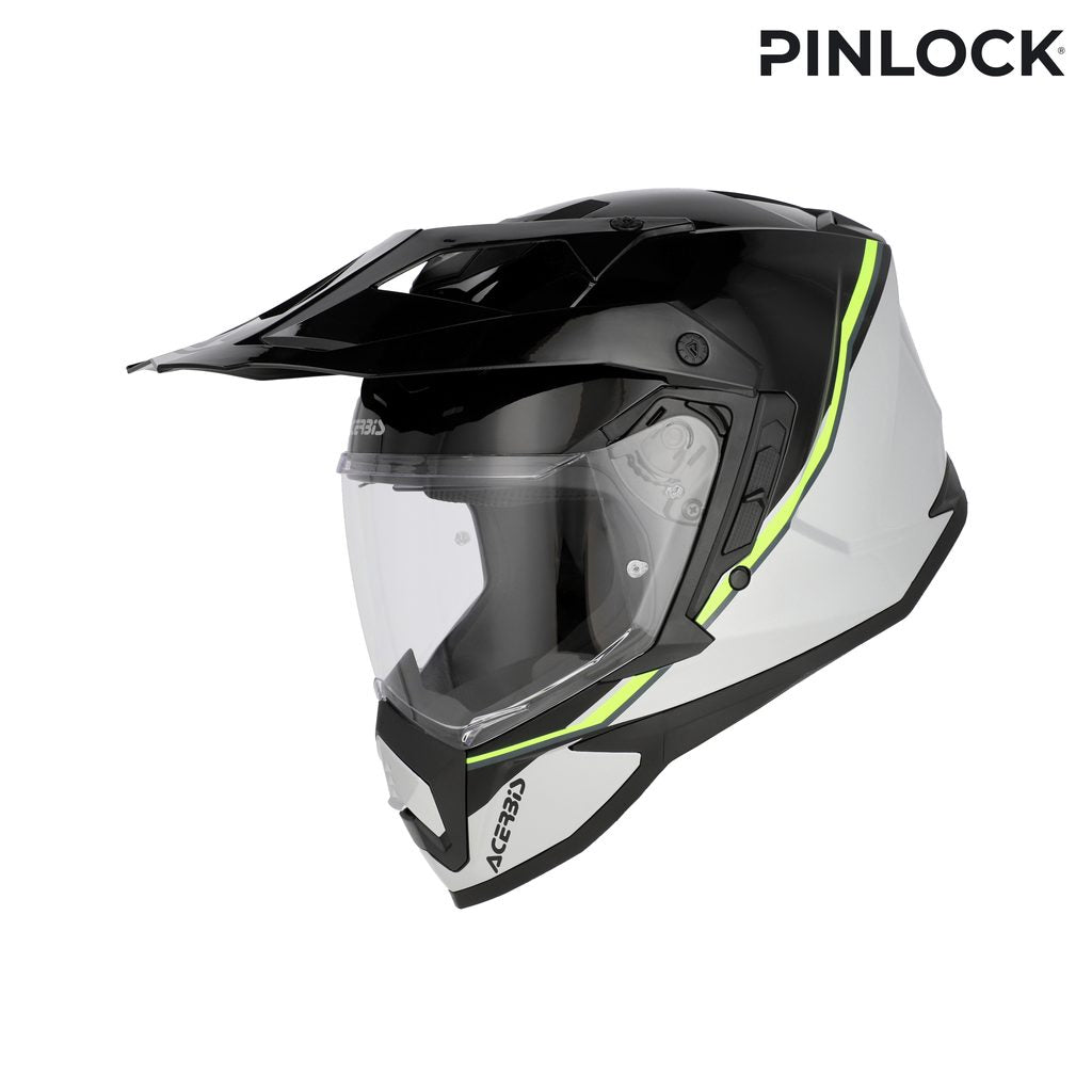 ACERBIS Adventure Helm Assault - Schwarz/Fluo Gelb