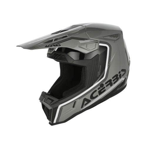 ACERBIS MX- Enduro Helm Whoops - Grau/Schwarz
