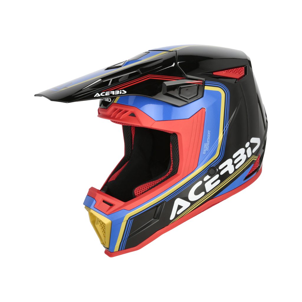ACERBIS MX- Enduro Helm Whoops - Schwarz/Blau
