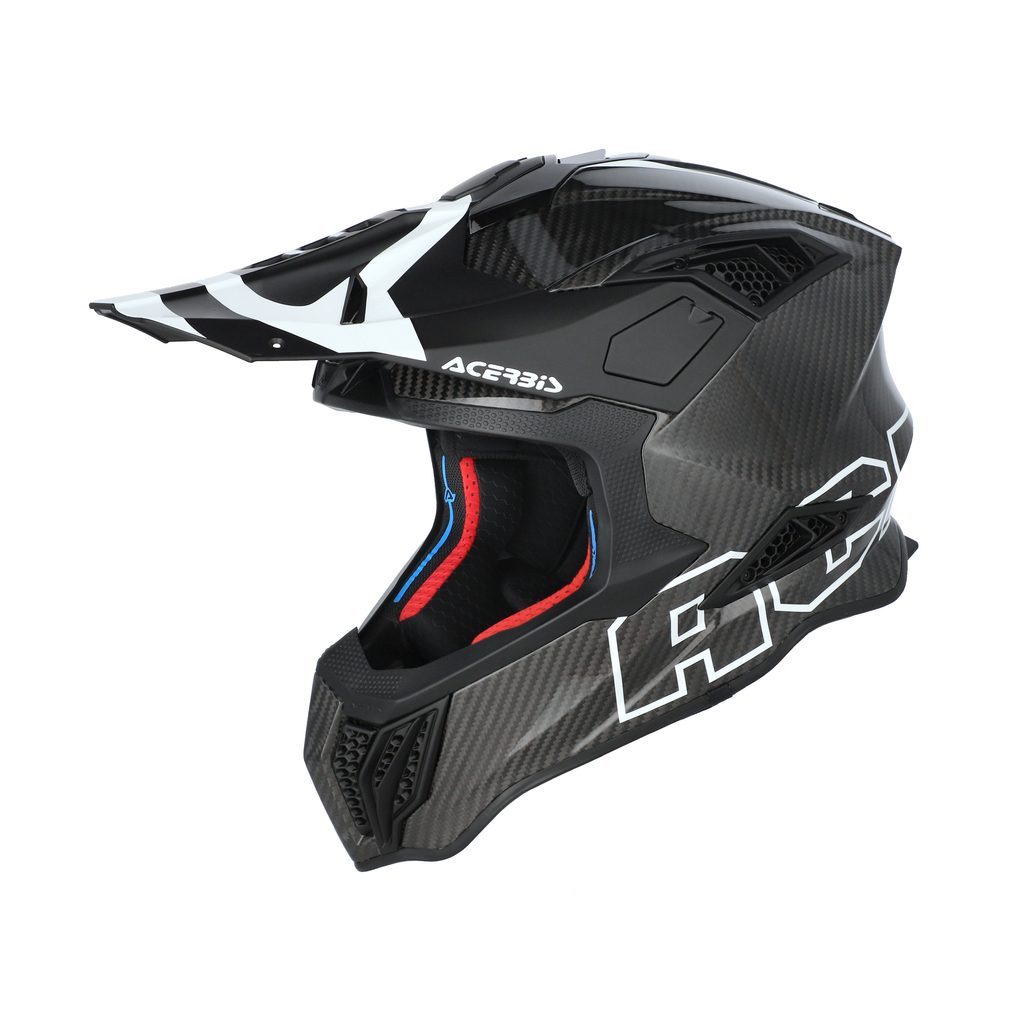 ACERBIS MX- Enduro Helm Airstrike-C - Schwarz/Weiß