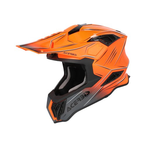 ACERBIS MX- Enduro Helm Airstrike-X - Orange/Grau