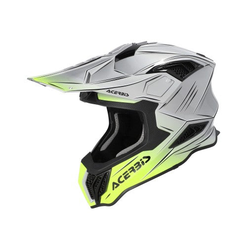 ACERBIS MX- Enduro Helm Airstrike-X - Grau/Gelb