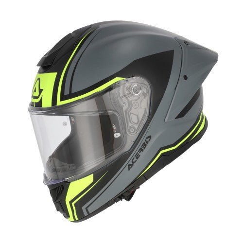ACERBIS Integralhelm Tarmak-X - Grau/Gelb