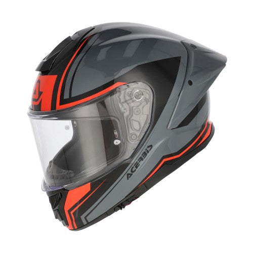 ACERBIS Integralhelm Tarmak-X - Grau/Rot