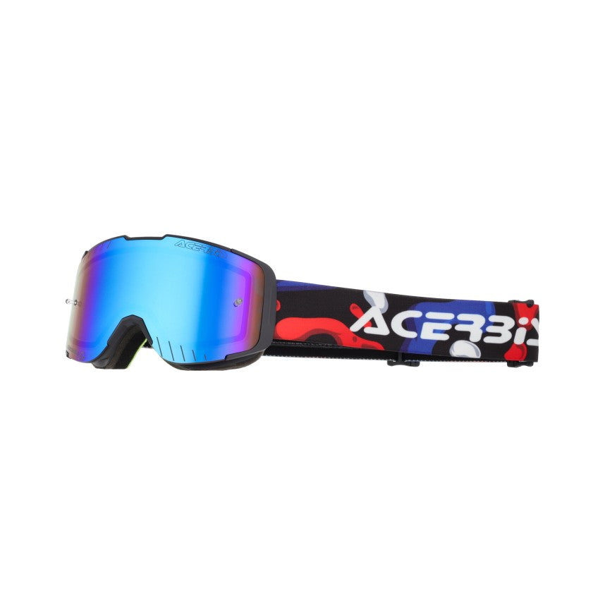 ACERBIS MX- Enduro Kinderbrille Vanguard Verspiegelt - Schwarz/Blau