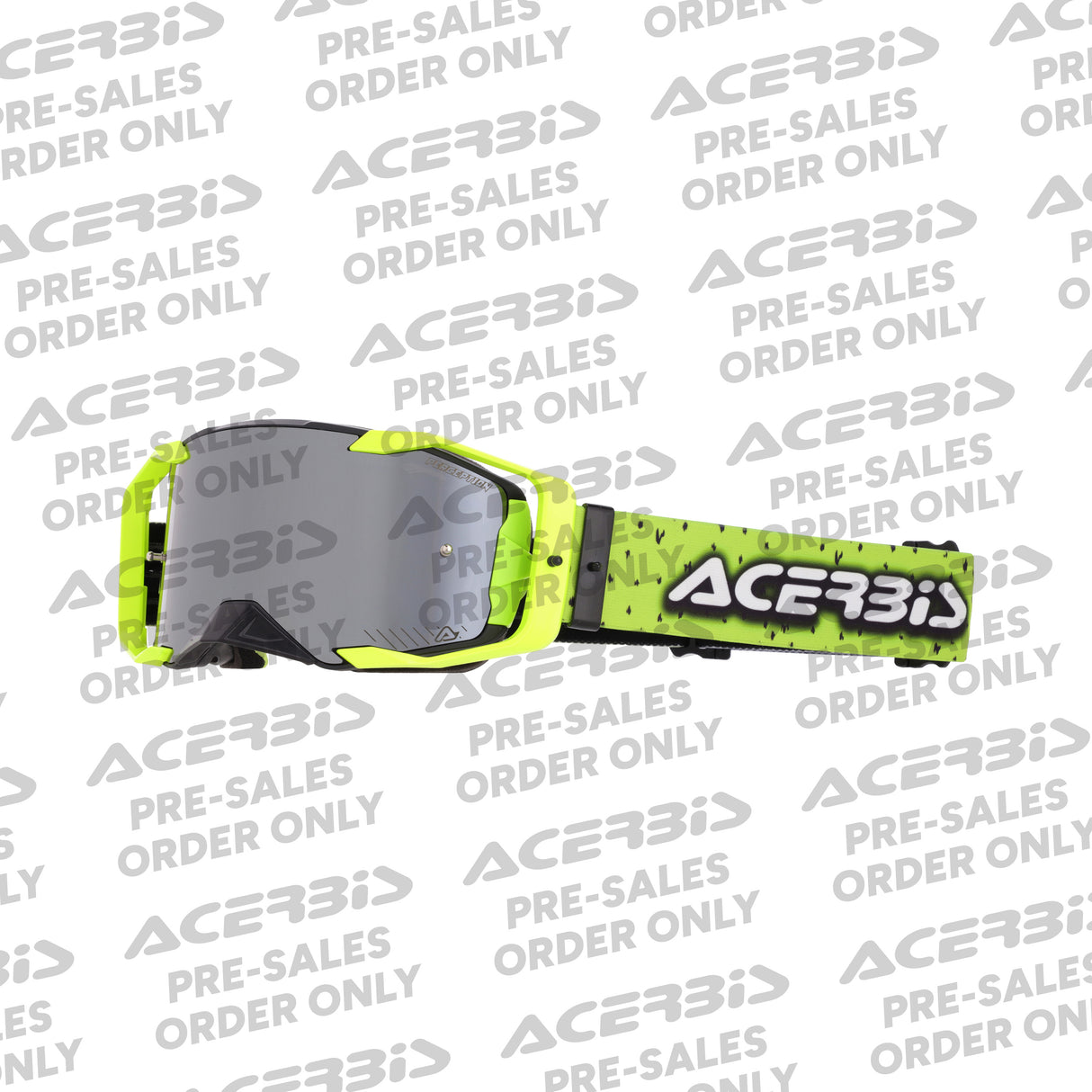ACERBIS MX- Enduro Brille Vortex Verspiegelt - Schwarz/Neongelb