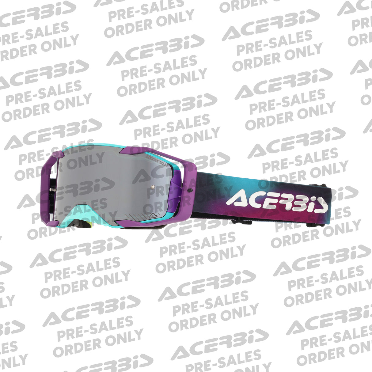 ACERBIS MX- Enduro Brille Vortex Verspiegelt - Türkis