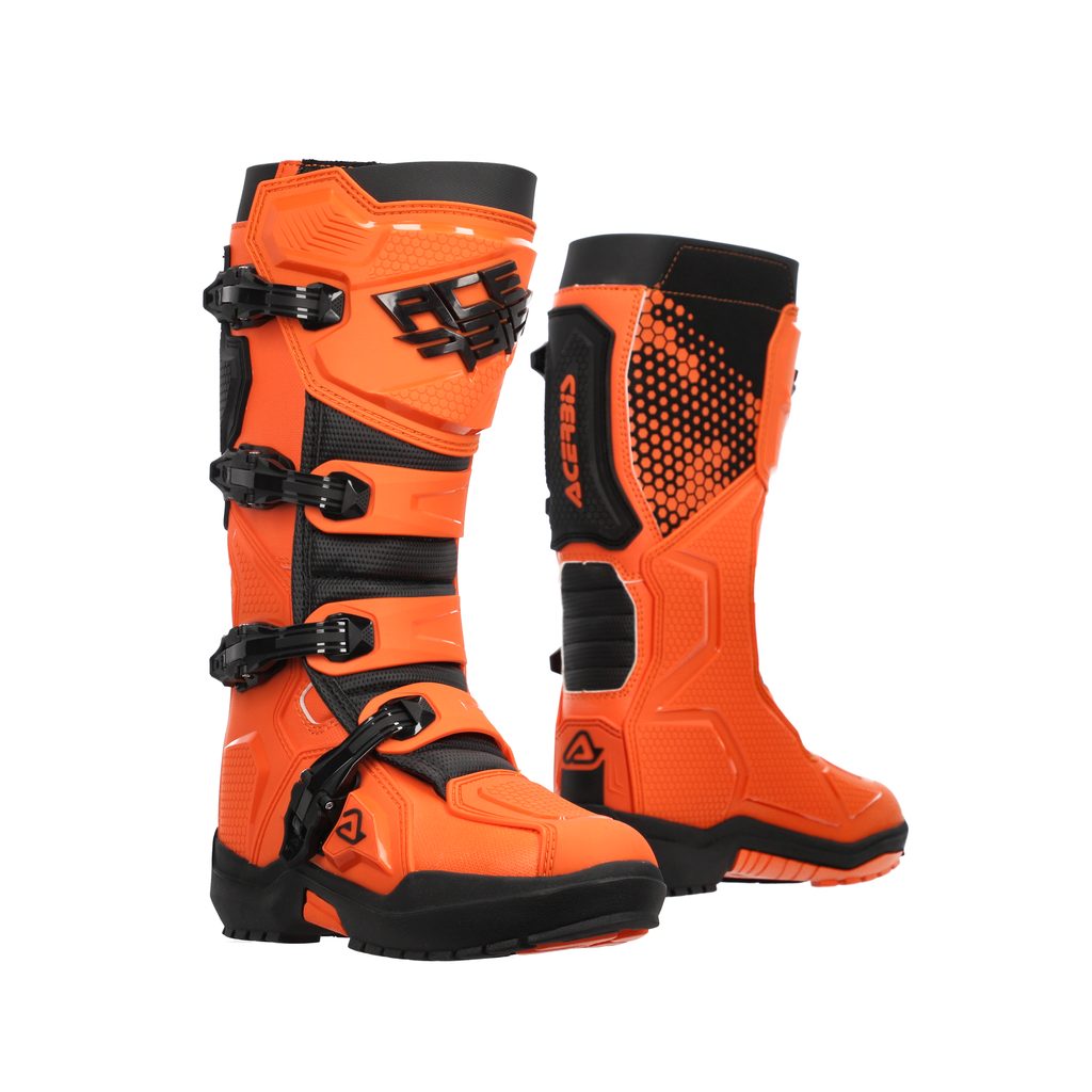 ACERBIS MX- Offroad Stiefel Artiglio - Orange/Schwarz