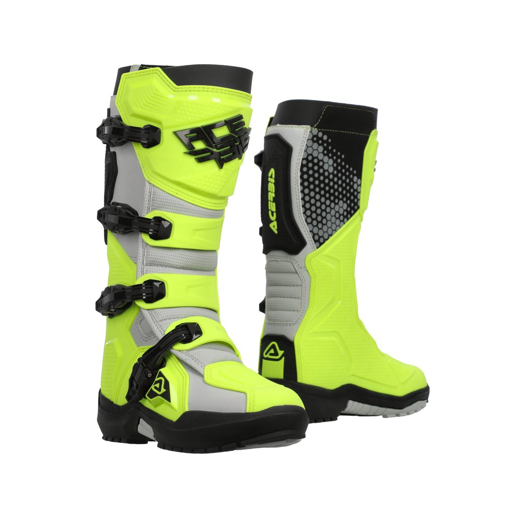 ACERBIS MX- Offroad Stiefel Artiglio - Fluo Gelb/Weiß