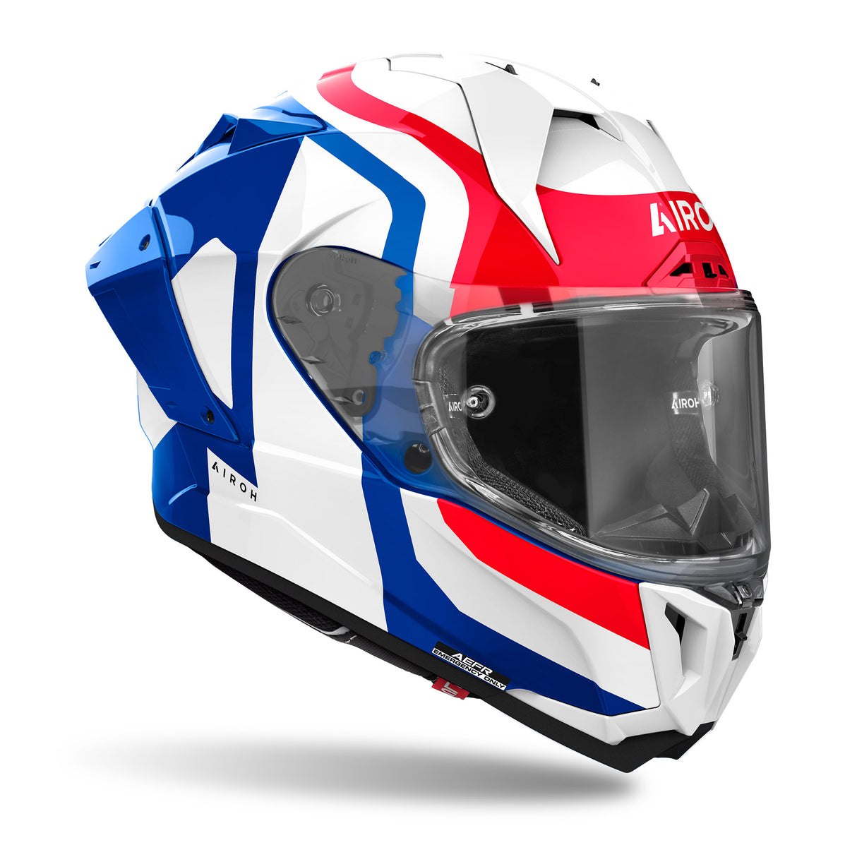 Airoh Helm GP 800 Competition weiß/blau-rot