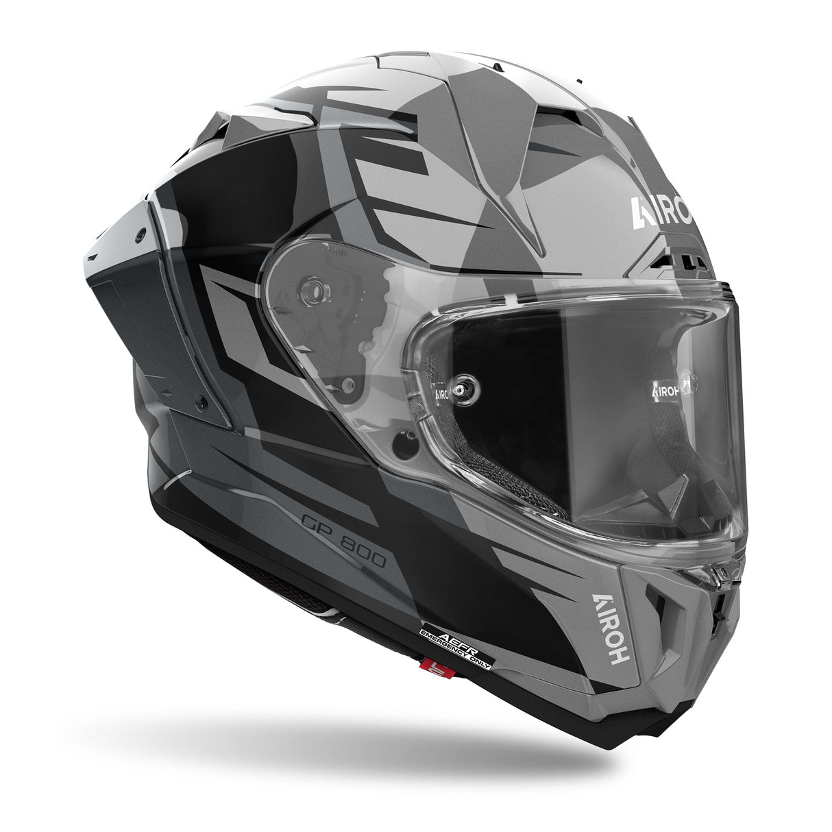 Airoh Helm GP 800 Master grau/schwarz