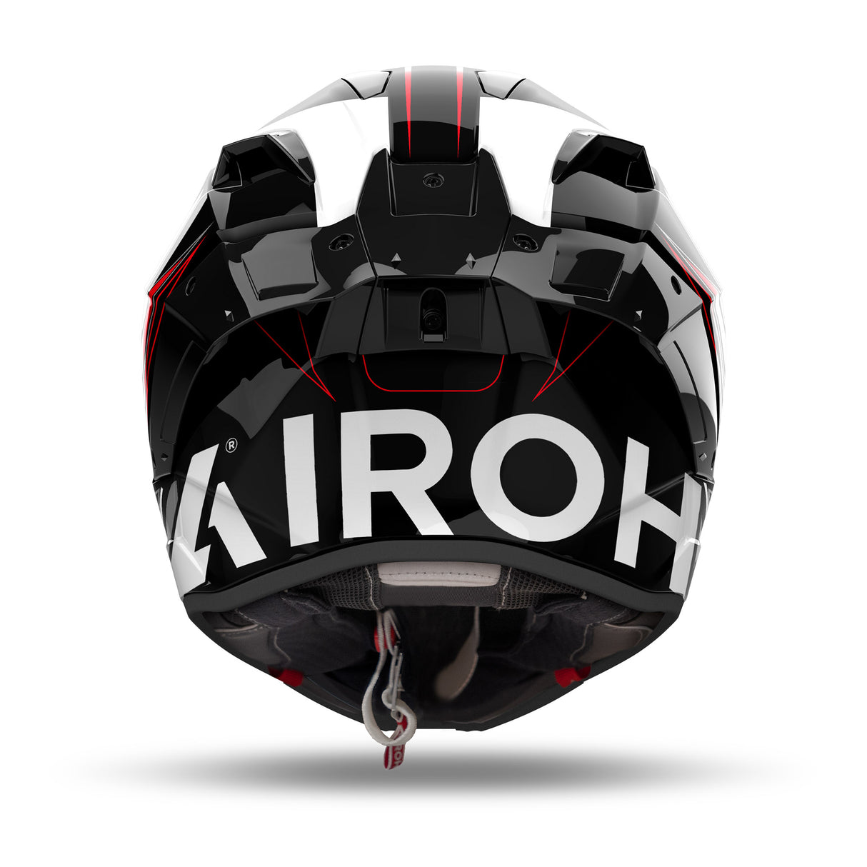 Airoh Helm GP 800 Must schwarz/weiß-rot