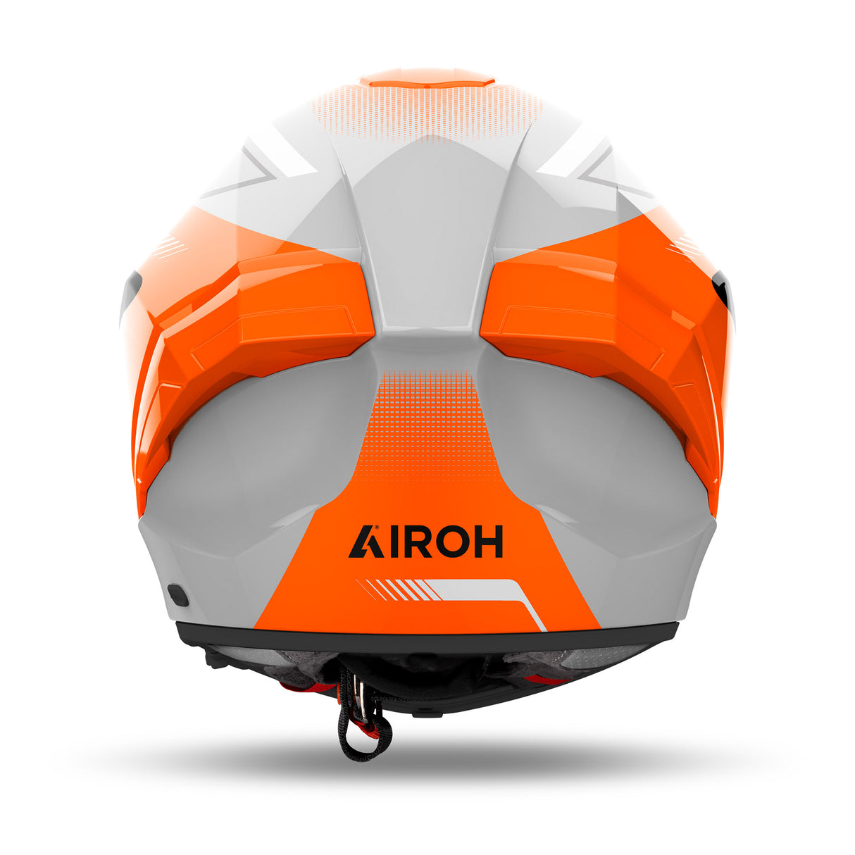 Airoh Helm Matryx Wide grau/schwarz-orange-weiß