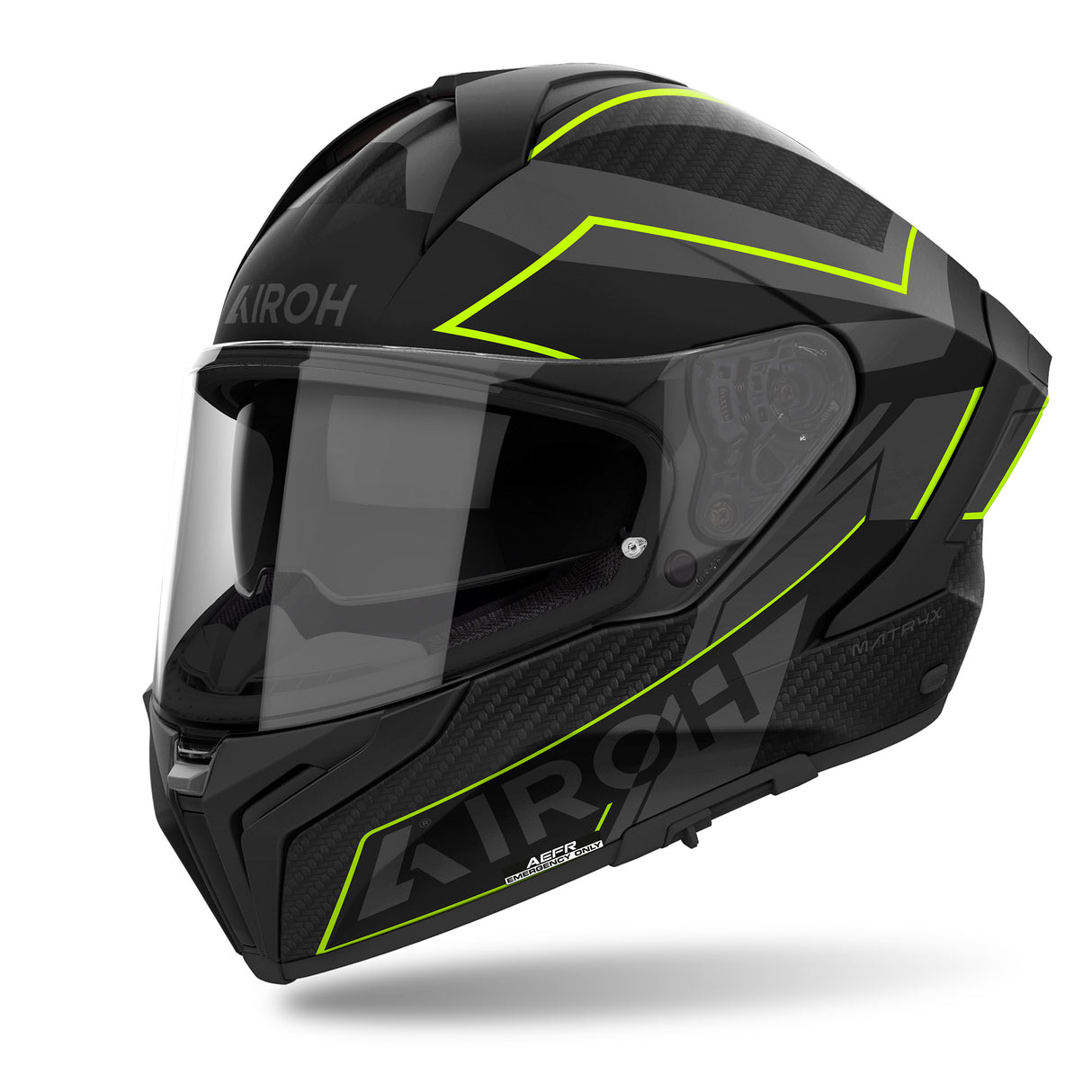 Airoh Helm Matryx Sentinel matt-schwarz/grau-fluo-gelb
