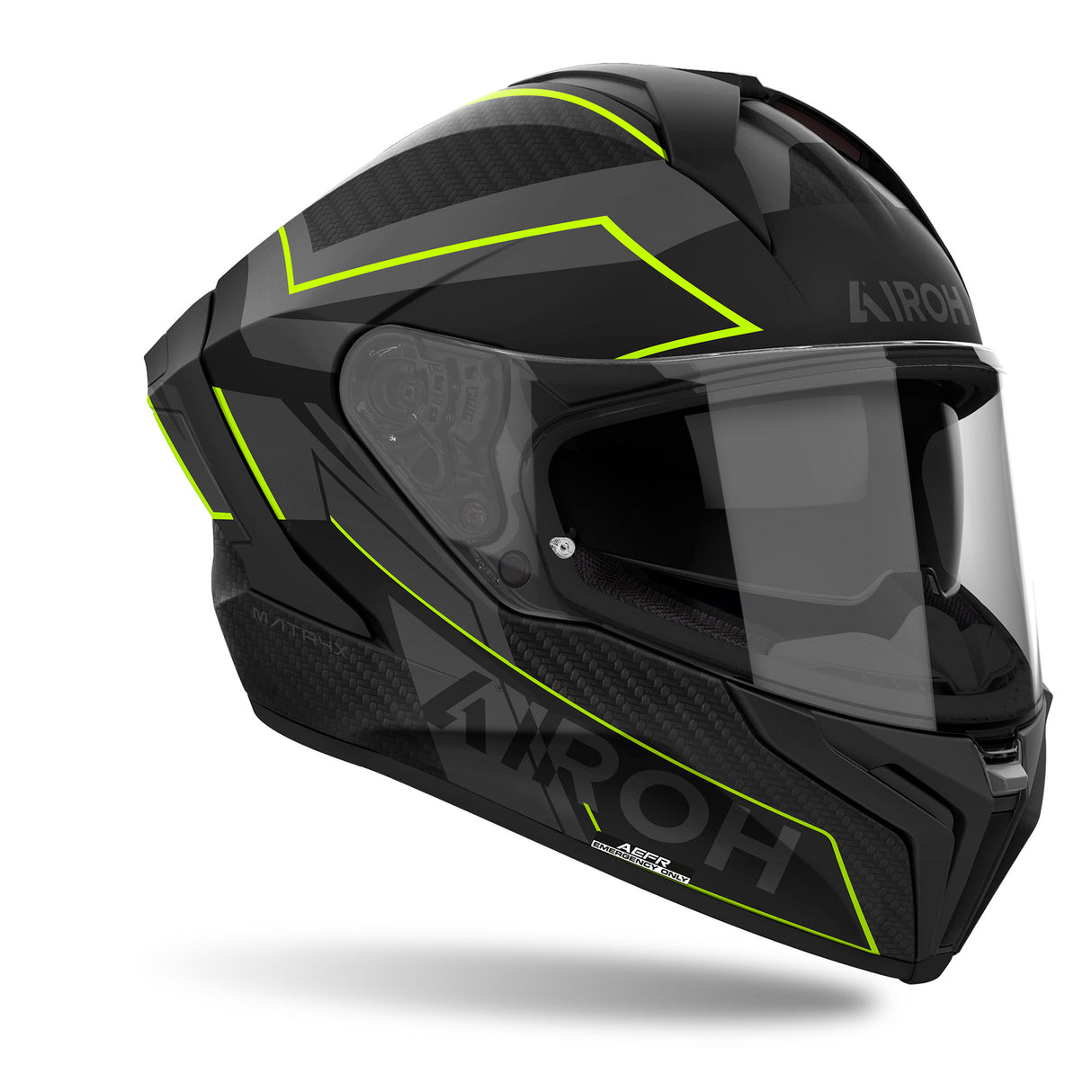Airoh Helm Matryx Sentinel matt-schwarz/grau-fluo-gelb