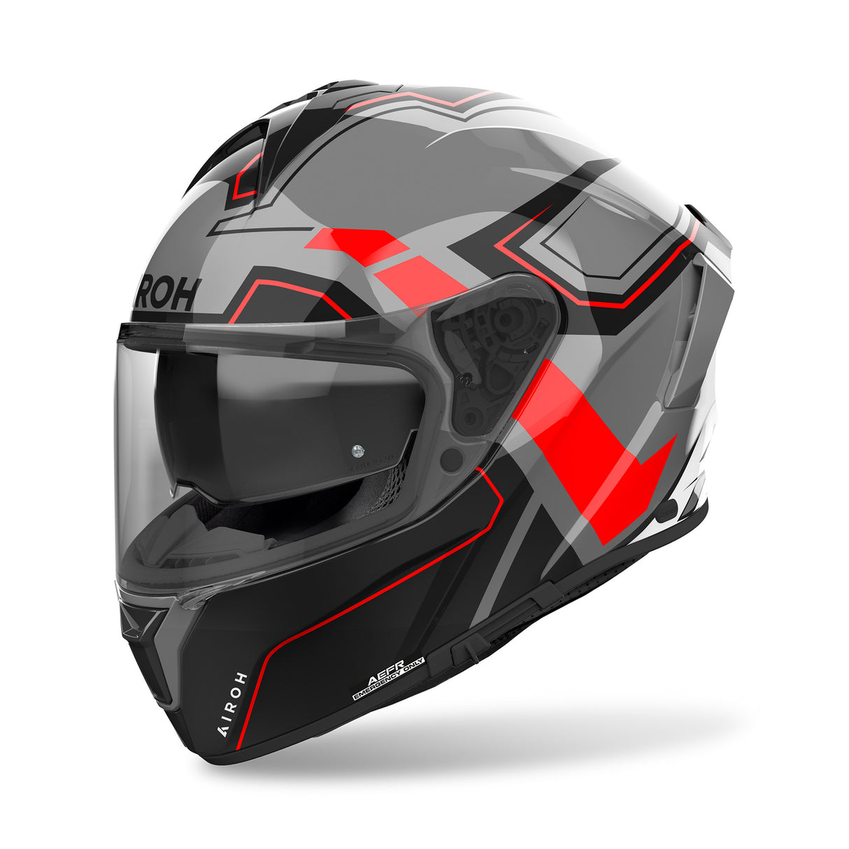 Airoh Helm Spark 2 Dart grau/schwarz-rot