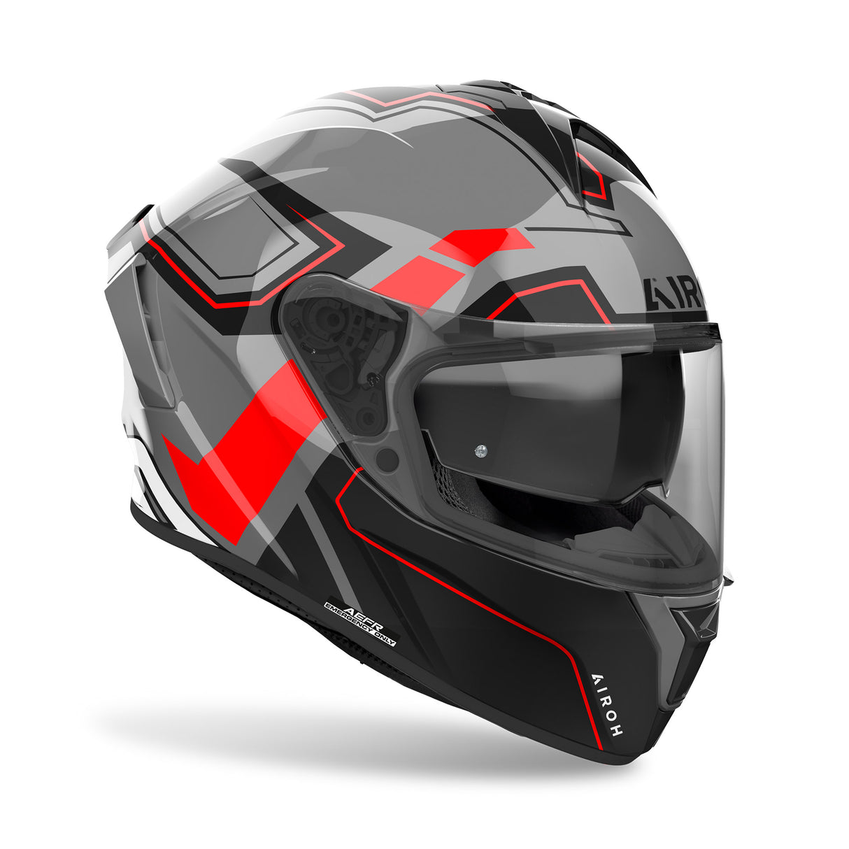 Airoh Helm Spark 2 Dart grau/schwarz-rot