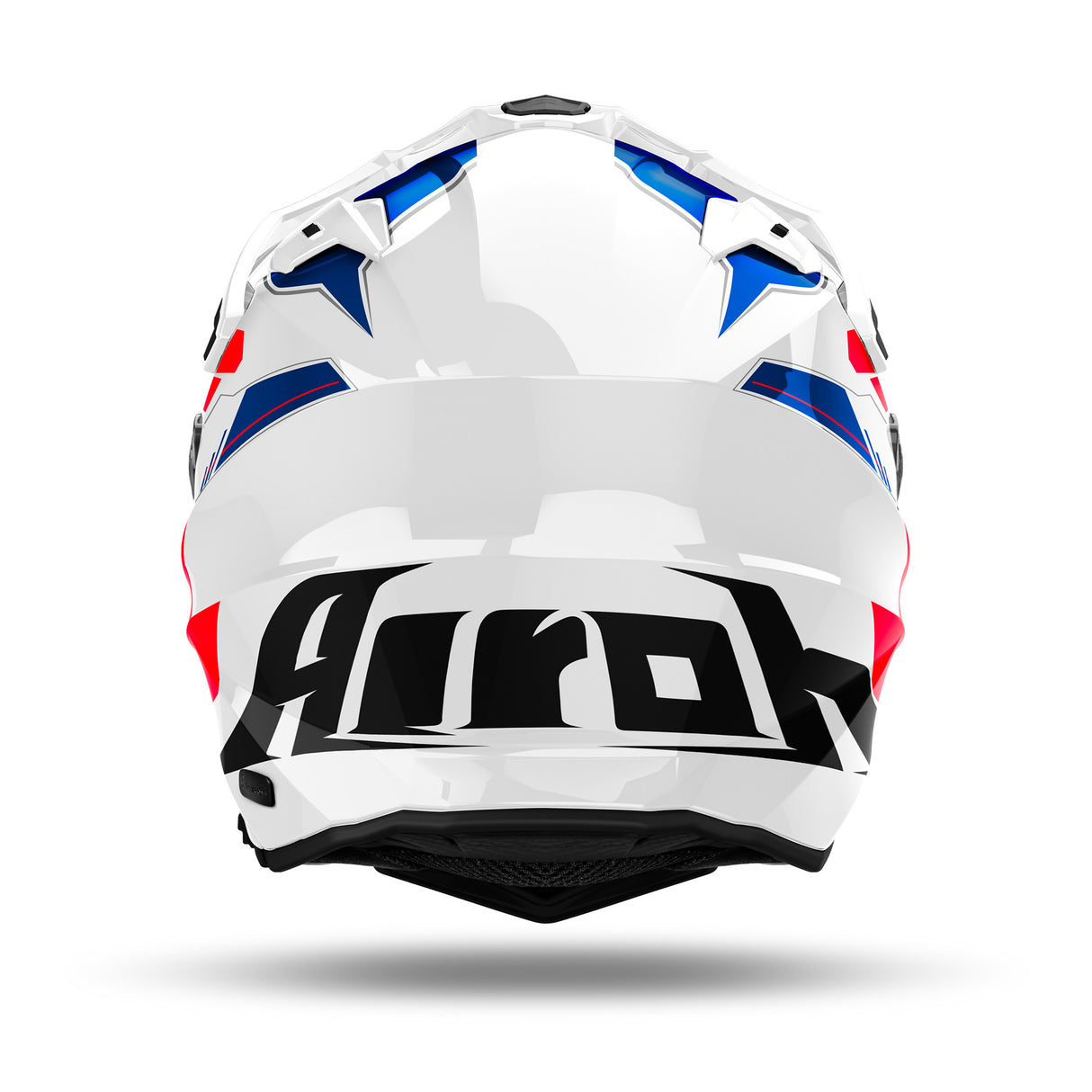 Airoh Helm Commander 2 Reveal weiß/blau-rot