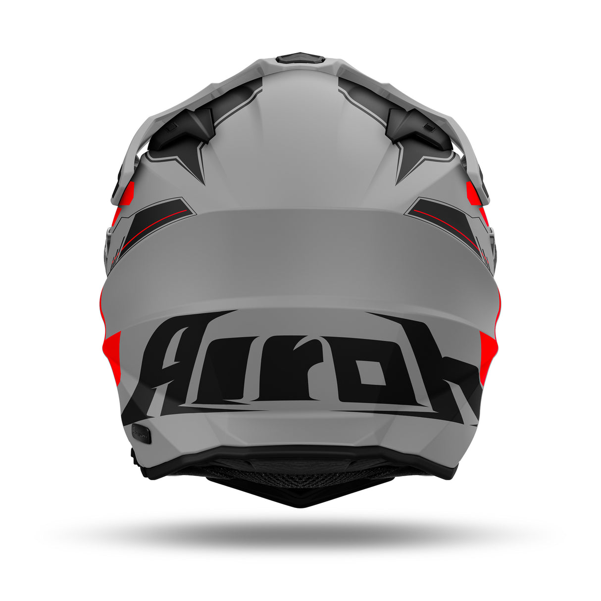 Airoh Helm Commander 2 Reveal matt-grau/schwarz-rot