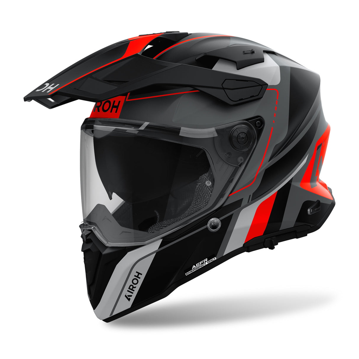 Airoh Helm Commander 2 Skip matt-schwarz/grau-fluo-orange
