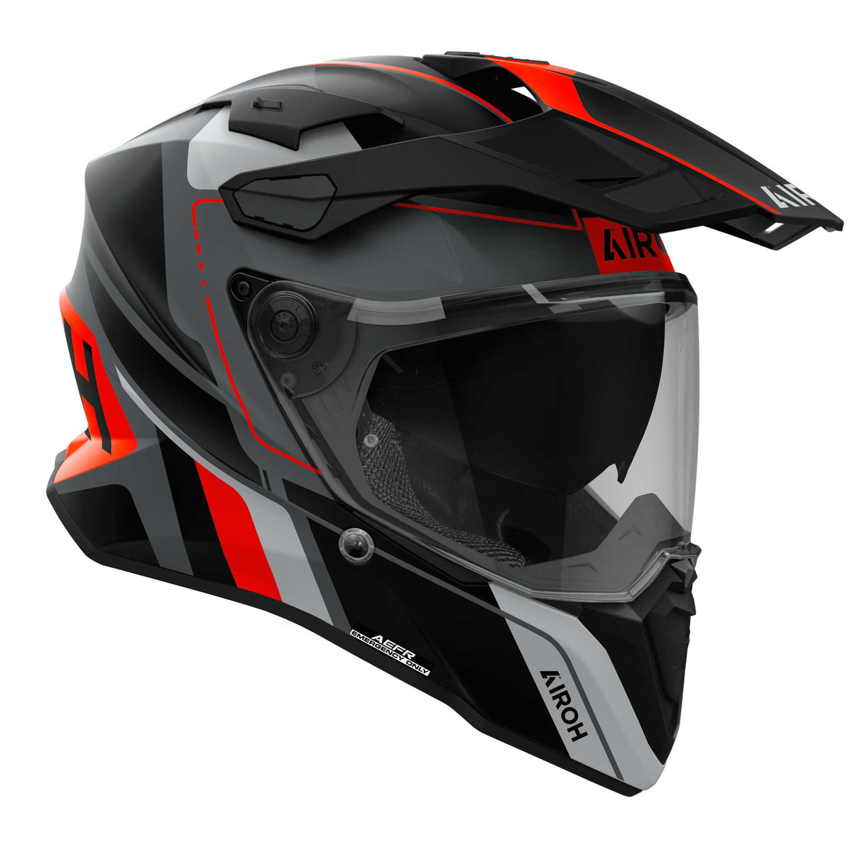 Airoh Helm Commander 2 Skip matt-schwarz/grau-fluo-orange