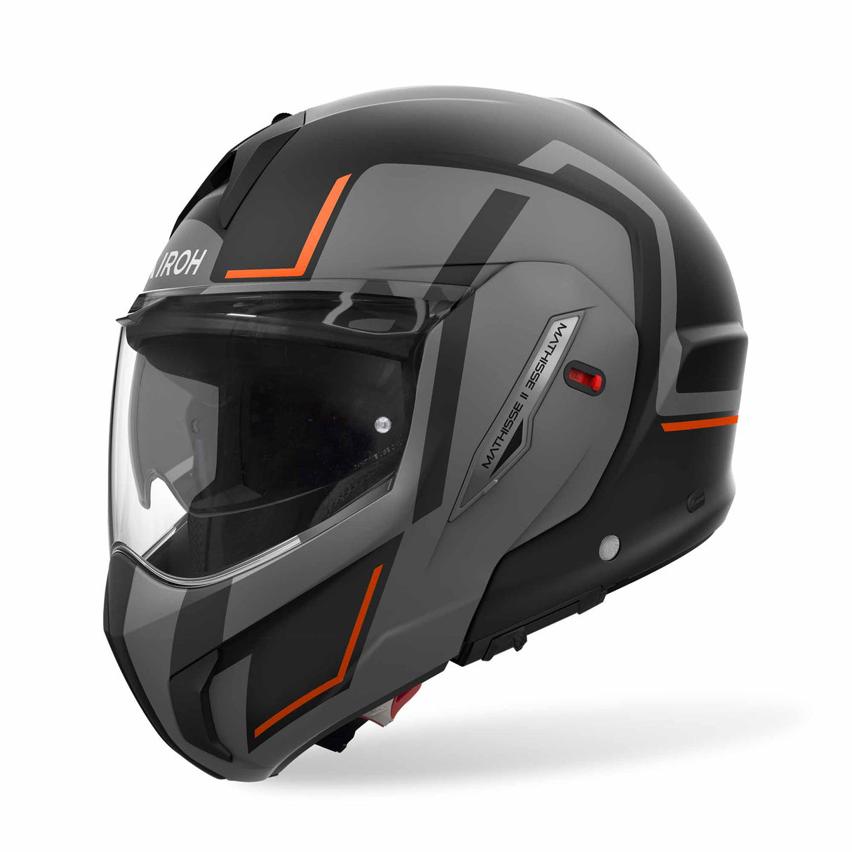 Airoh Helm Mathisse II Genius matt-schwarz/grau-orange