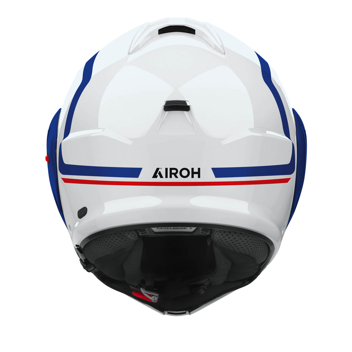 Airoh Helm Mathisse II Genius weiß/blau-rot