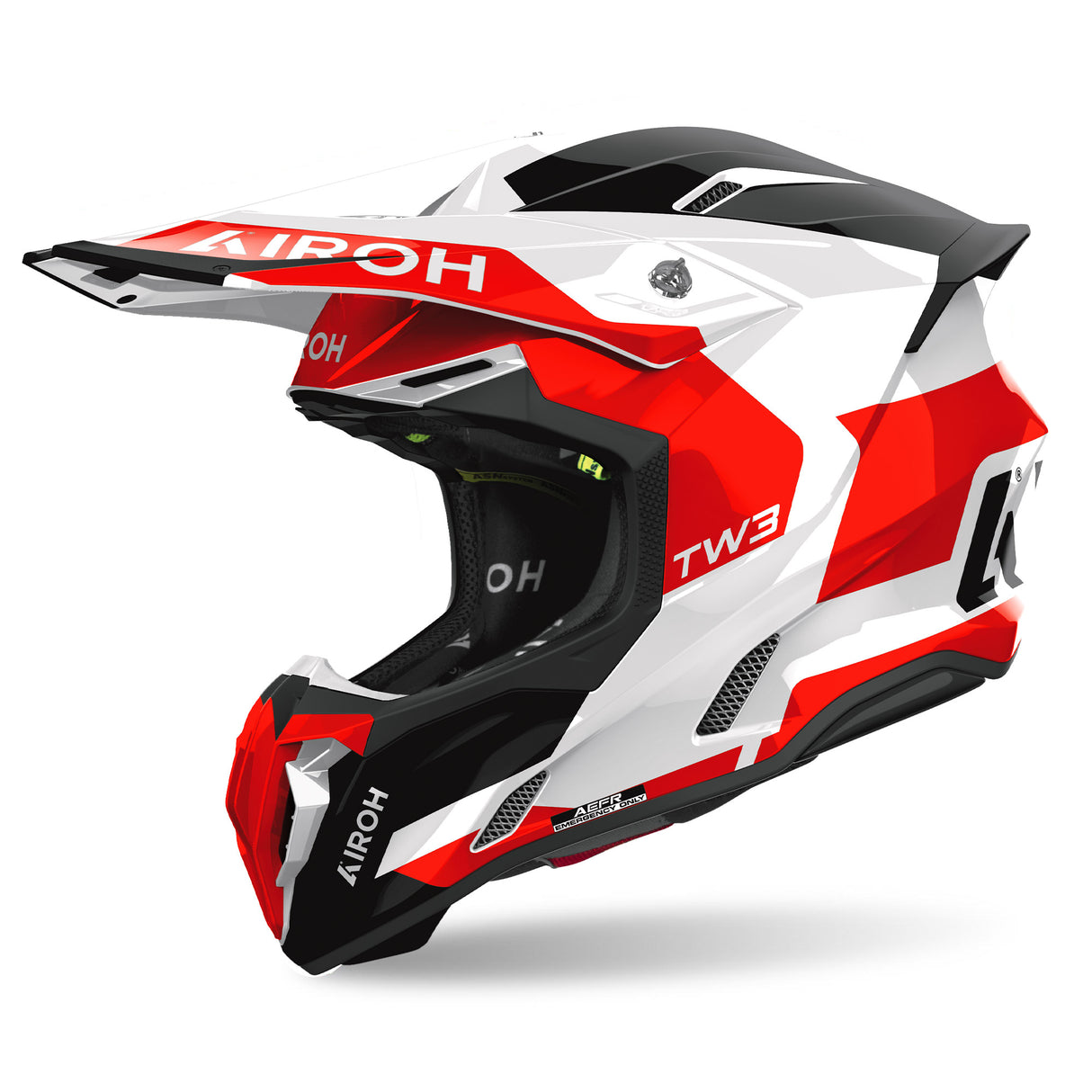 Airoh Helm Twist 3 Fancy weiß/schwarz-rot