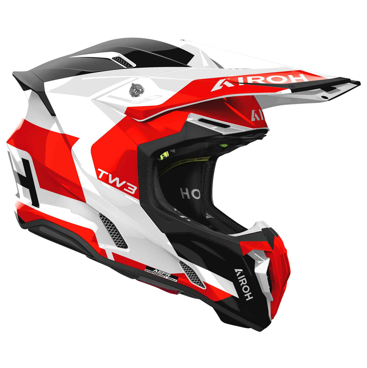 Airoh Helm Twist 3 Fancy weiß/schwarz-rot