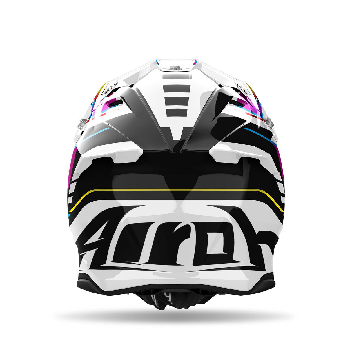 Airoh Helm Twist 3 Rainbow weiß/schwarz-multi