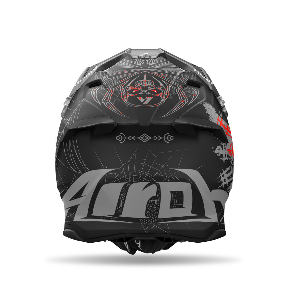 Airoh Helm Twist 3 Arcade matt-schwarz/grau-rot