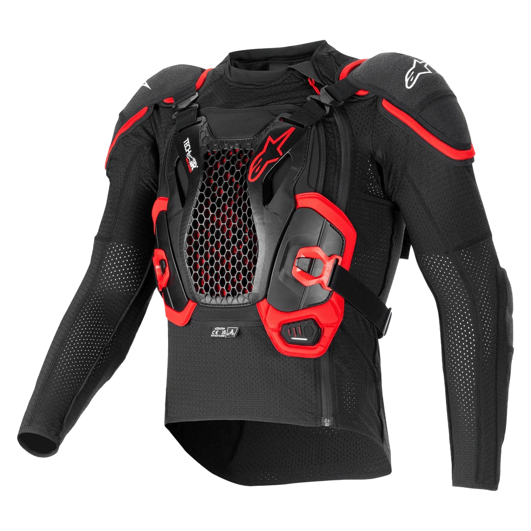 Alpinestars Tech Air Off-Road System Airbagbekleidung mit sichtbarem Airbag-Design und Schutztechnologie für Off-Road-Motorradfahrer