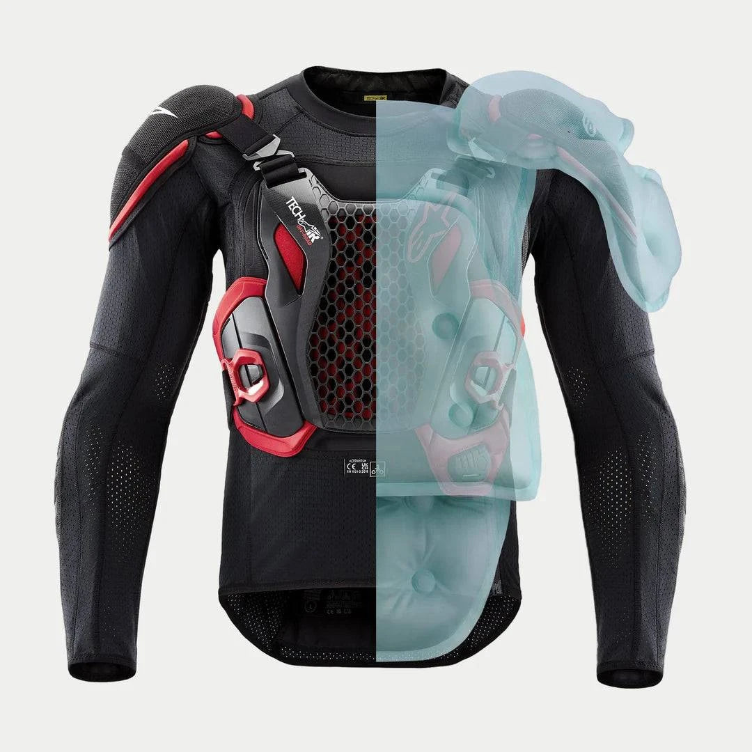 Alpinestars Tech Air Off-Road System Airbagbekleidung mit Schutzweste und Luftkissen für Off-Road-Motorradfahren